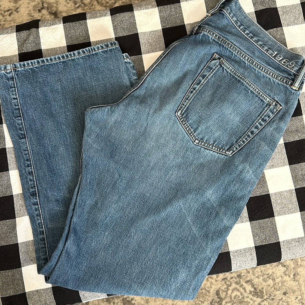 Men’s 1969 Gap Loose Fit Jeans Size 35x32 medium wash